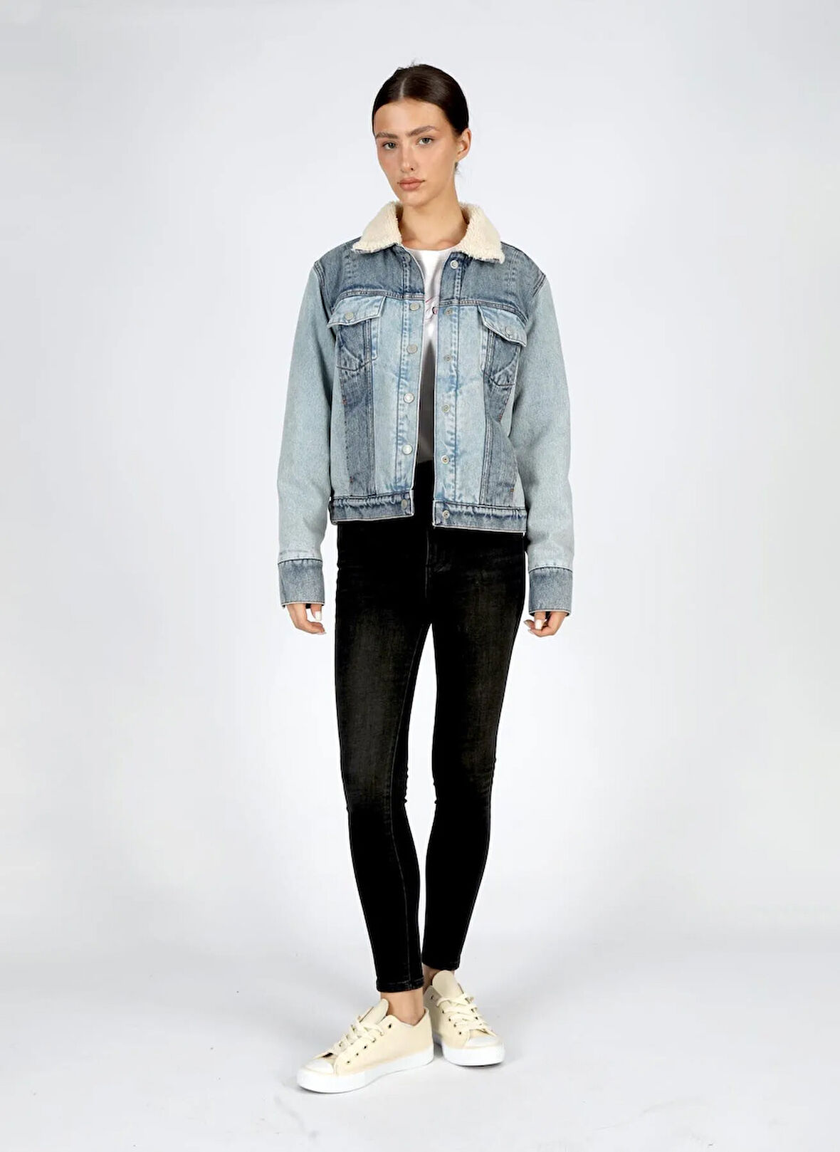 Lee Cooper Mavi Kadın Denim Ceket 251 LCF 131004 VALERY DENIM