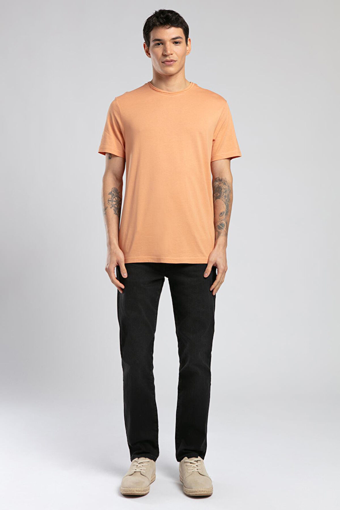 Gael Erkek O Yaka T-Shirt Somon