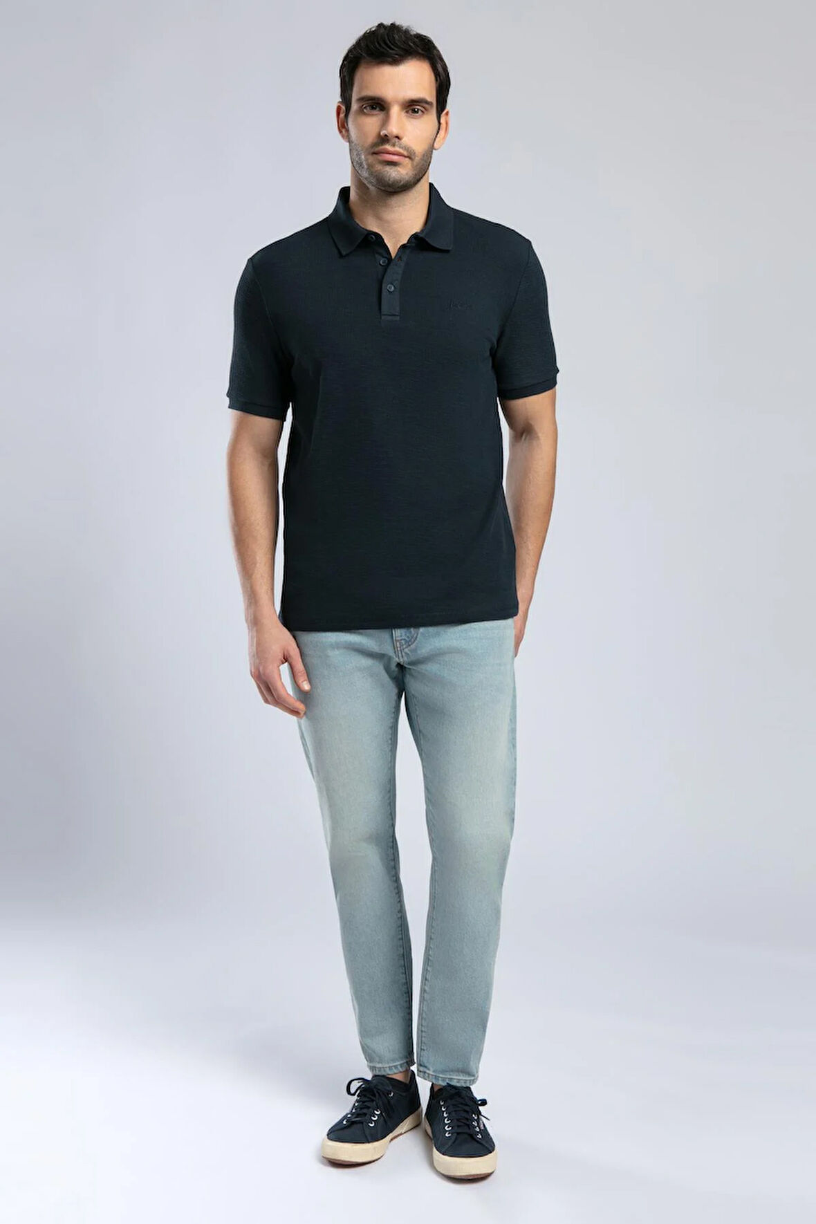 Tylen Erkek Polo Yaka T-Shirt Lacivert