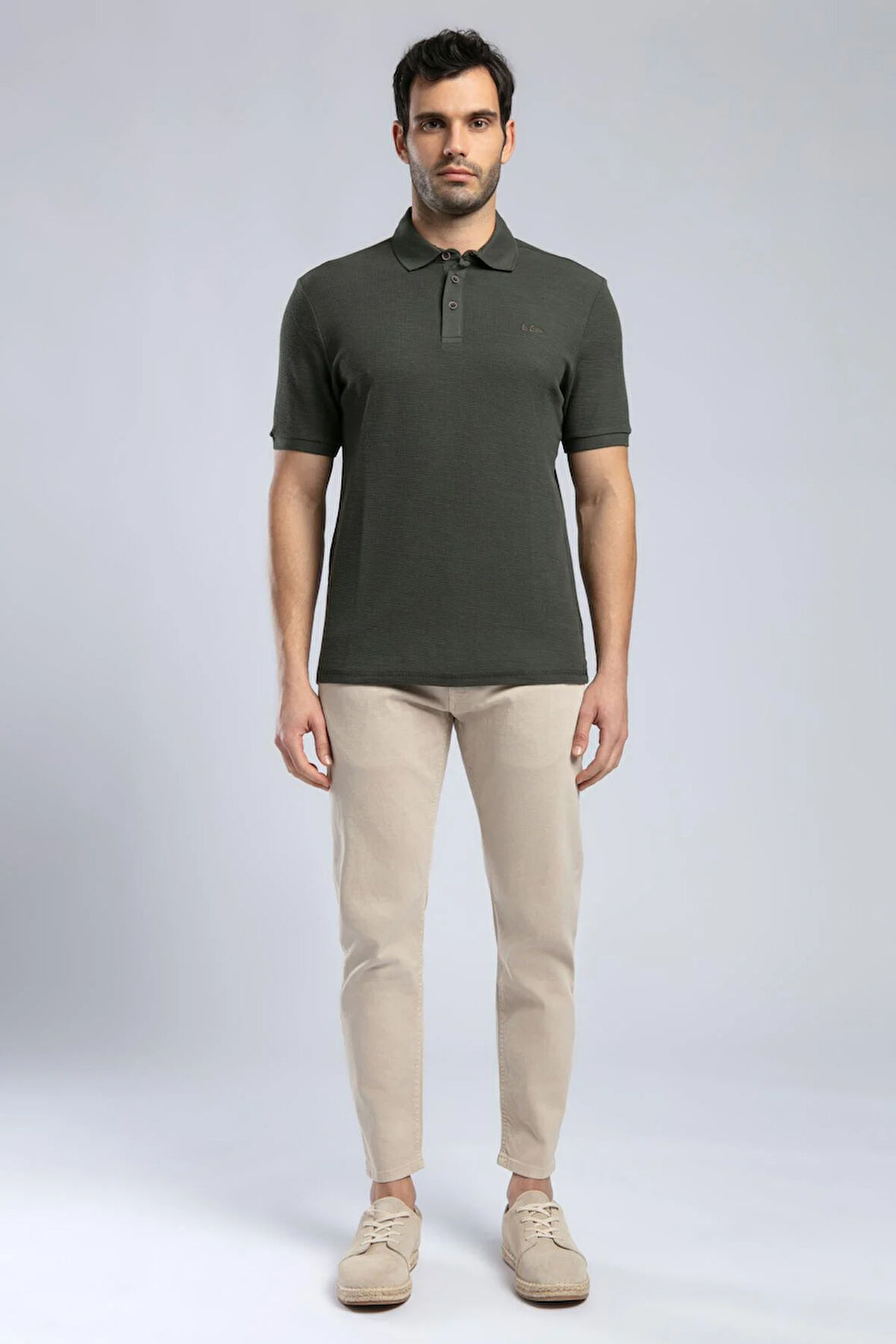 Tylen Erkek Polo Yaka T-Shirt Olive