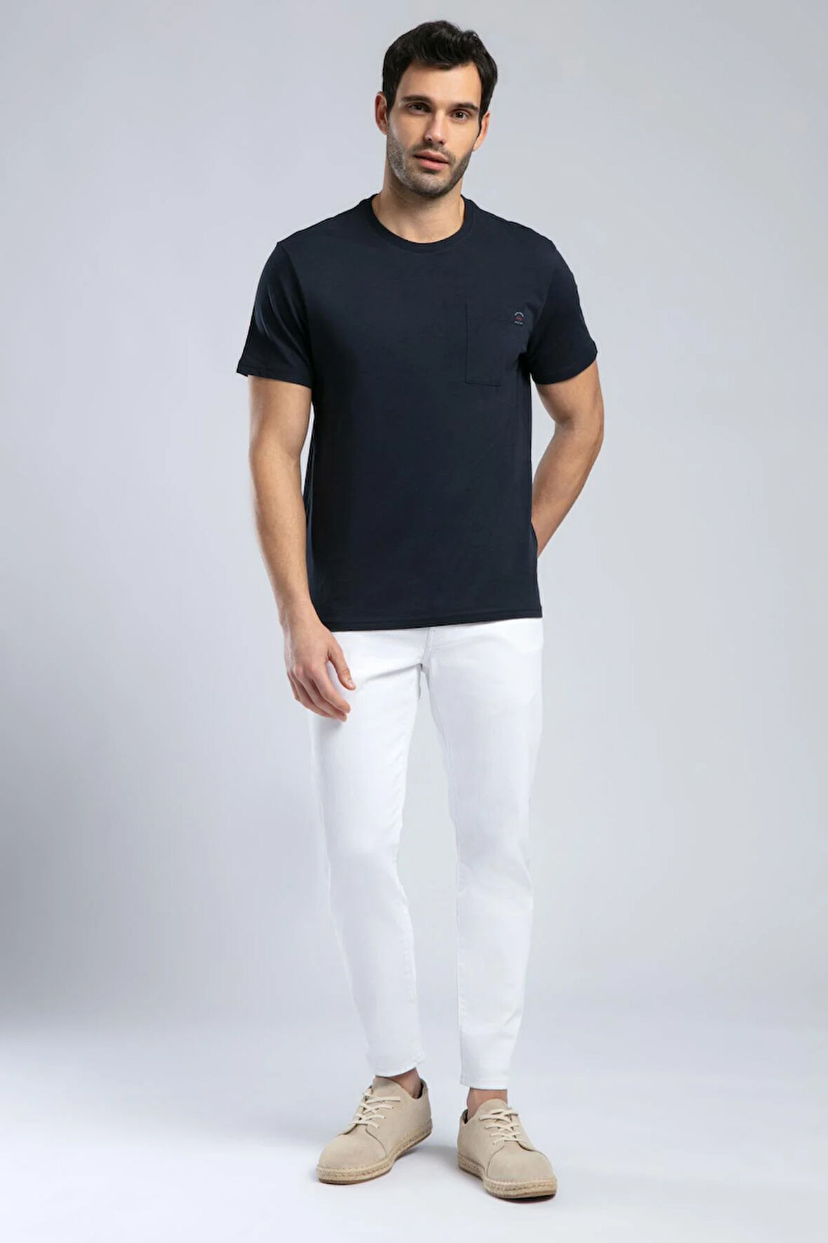 Vincent Erkek O Yaka T-Shirt Lacivert
