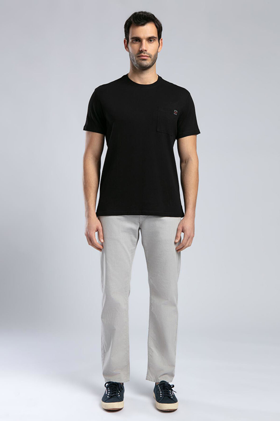 Vincent Erkek O Yaka T-Shirt Siyah
