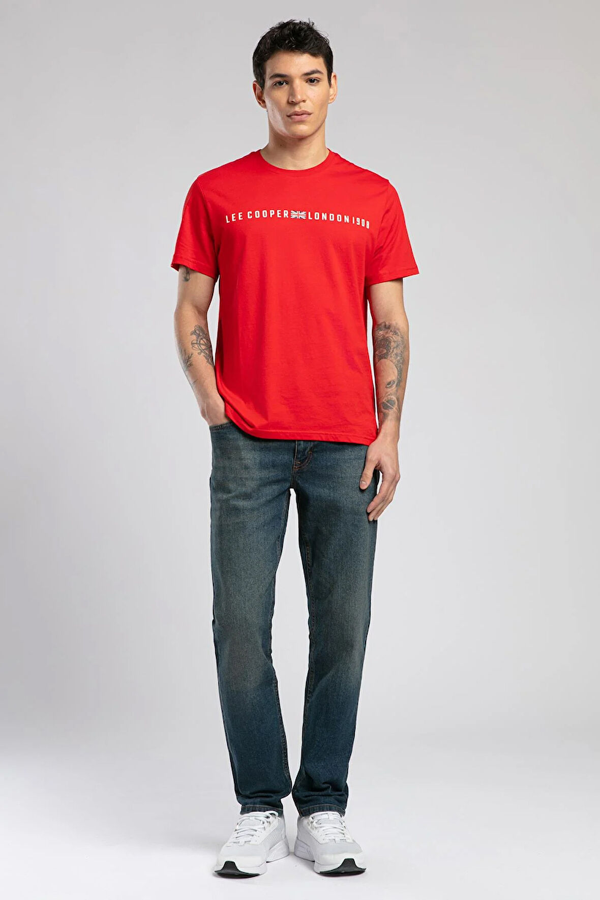 Stew Erkek O Yaka T-Shirt Kırmızı