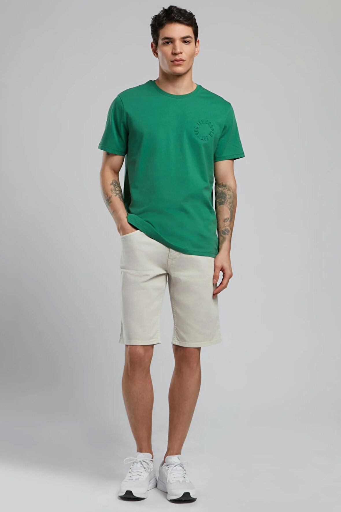 Codrin Erkek O Yaka T-Shirt Yeşil