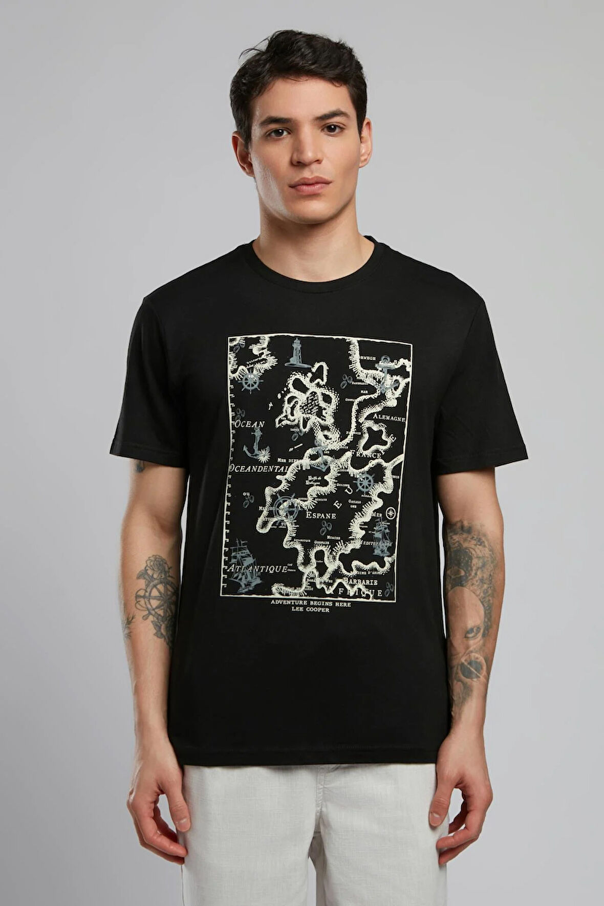 Capela Erkek O Yaka T-Shirt Siyah