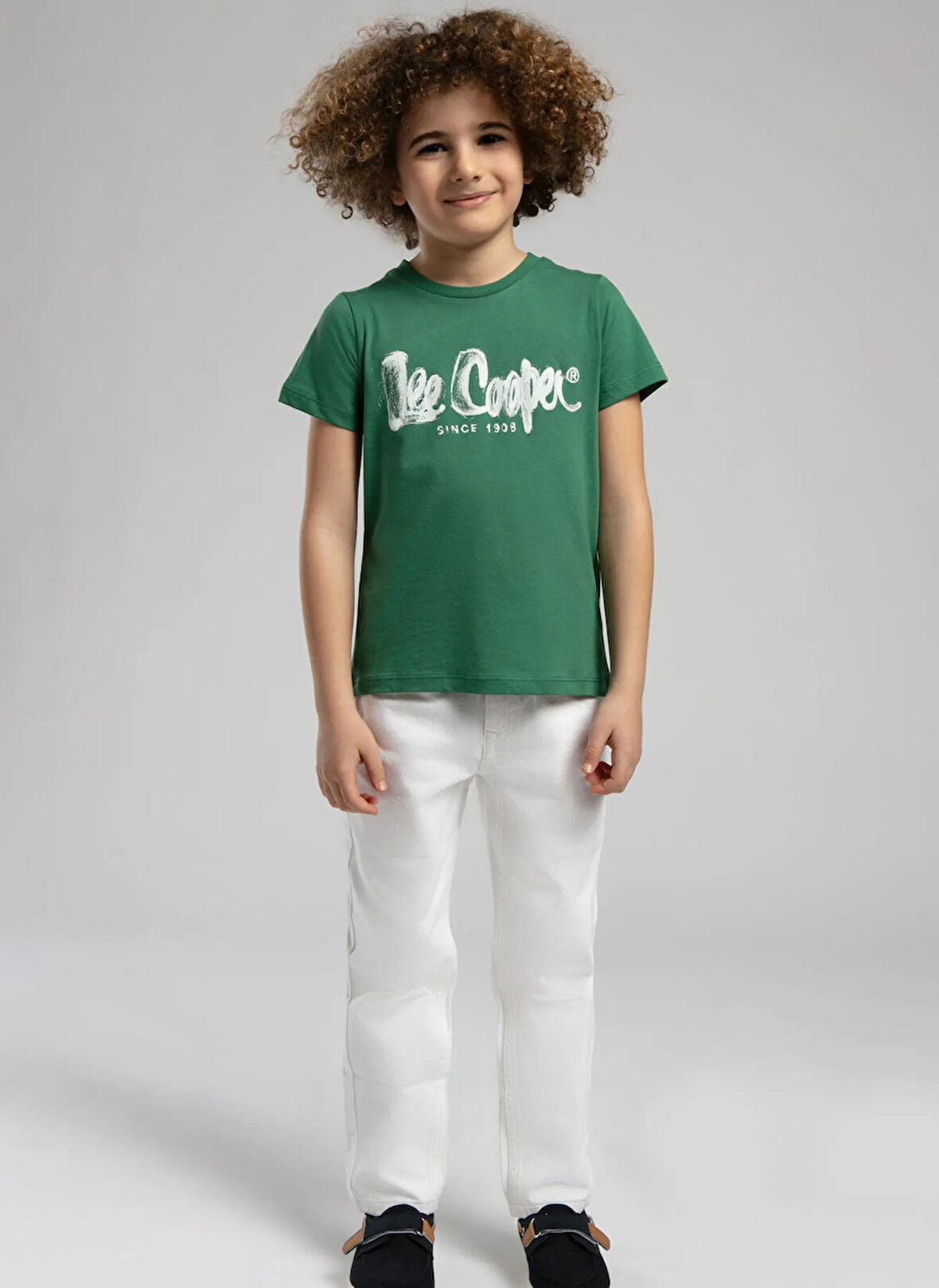 Lee Cooper Baskılı Yeşil Erkek Çocuk T-Shirt 252 LCB 242002