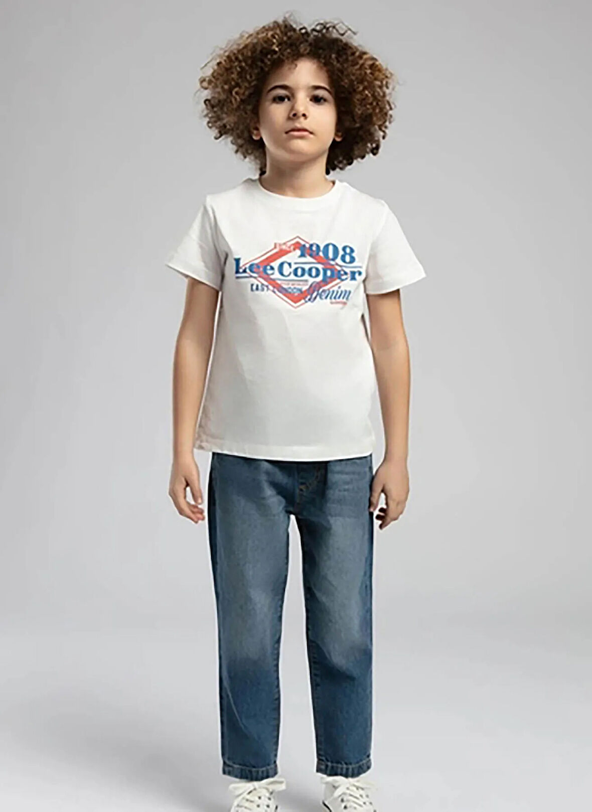 Lee Cooper Ekru Erkek Çocuk T-Shirt