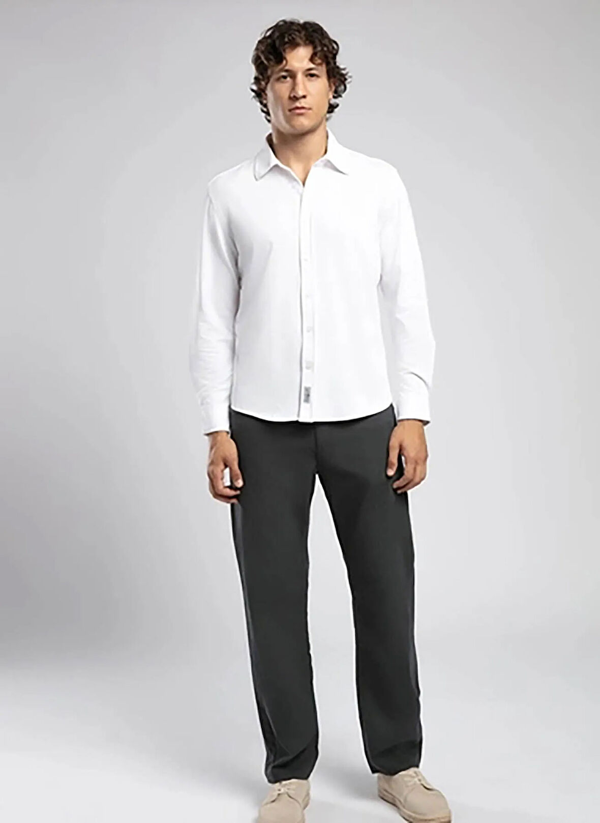 Lee Cooper Regular Fit Beyaz Erkek Gömlek 252 LCM 241016 JOLES BEYAZ