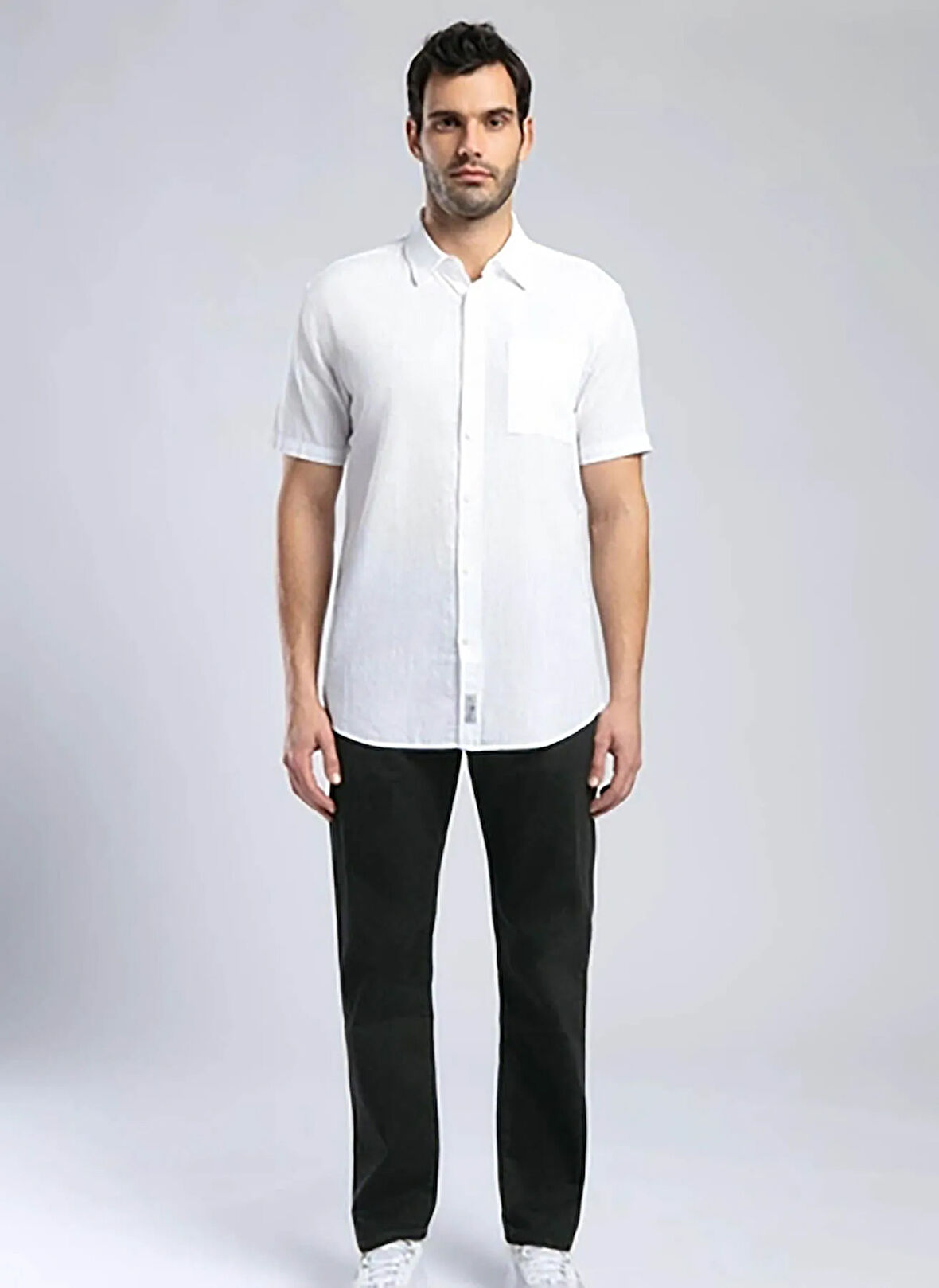 Lee Cooper Regular Fit Beyaz Erkek Gömlek 252 LCM 241018 DESOLA BEYAZ