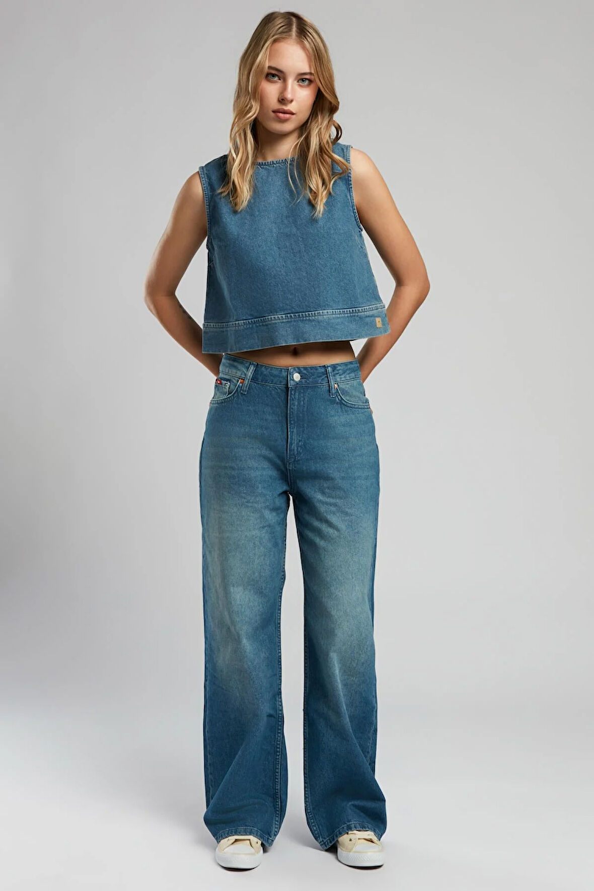 Pearl Kadın Jean Pantolon Rastaban Blue Light