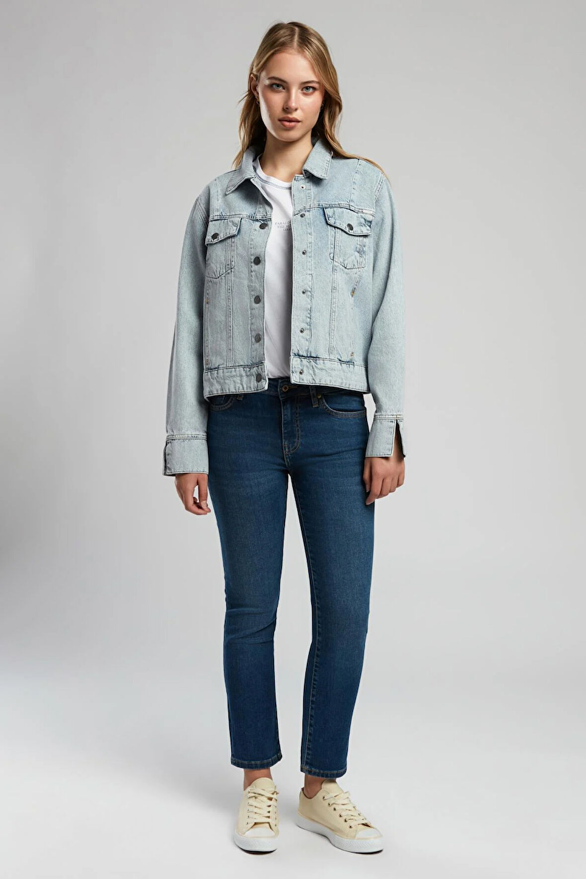 Valery Kadın Jean Ceket Denim