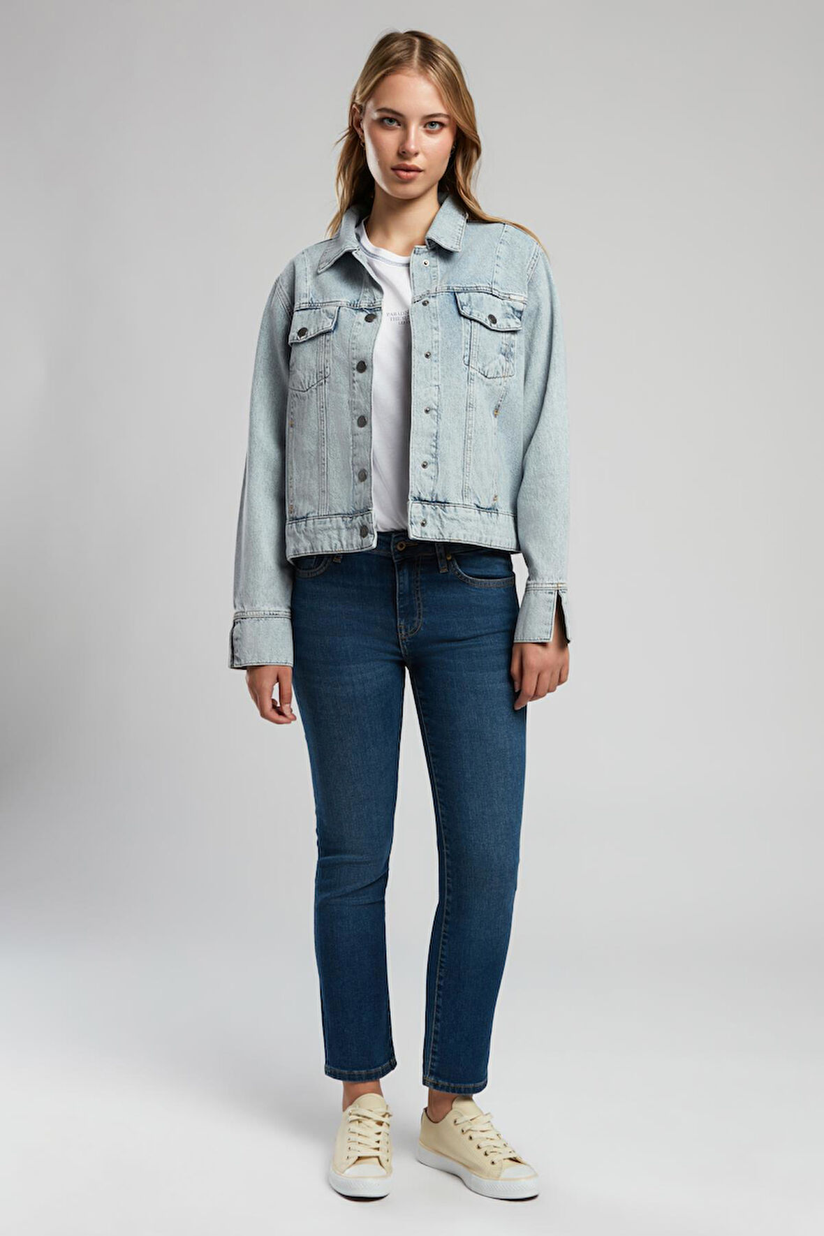 Valery Kadın Jean Ceket Denim