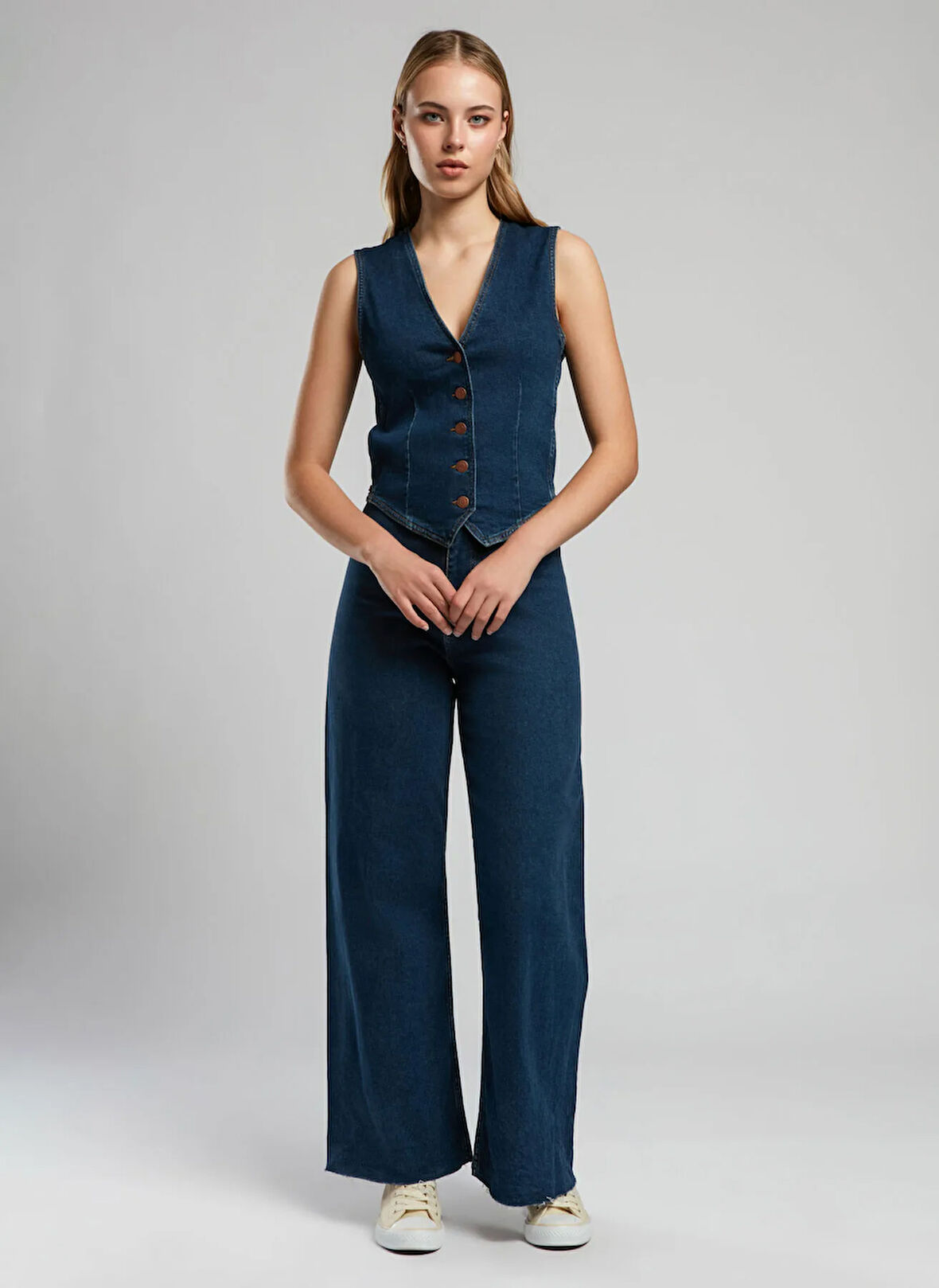 Lee Cooper Kadın Yelek 252 LCF 135001 PERU DENIM