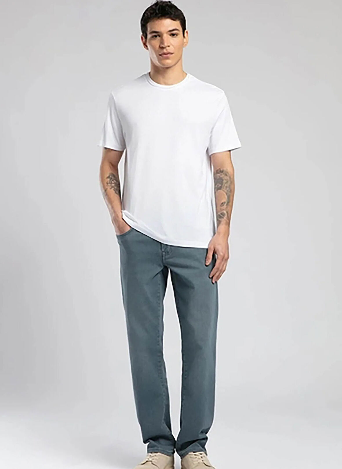 Lee Cooper Normal Bel Slim Straight Erkek Denim Pantolon 252 LCM 121009 JAGGER JUDAS IRIS