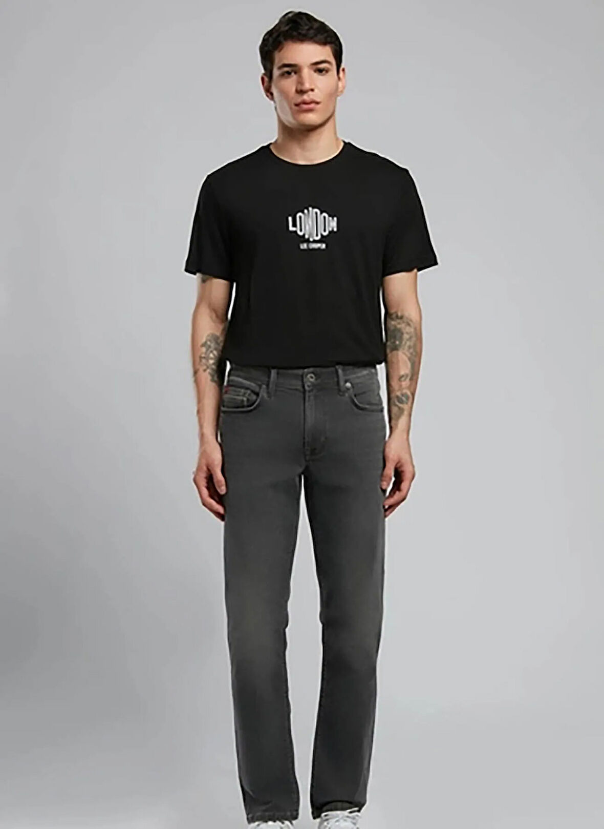 Lee Cooper Normal Bel Slim Straight Erkek Denim Pantolon 252 LCM 121011 JAGGER SPRANG BROWN