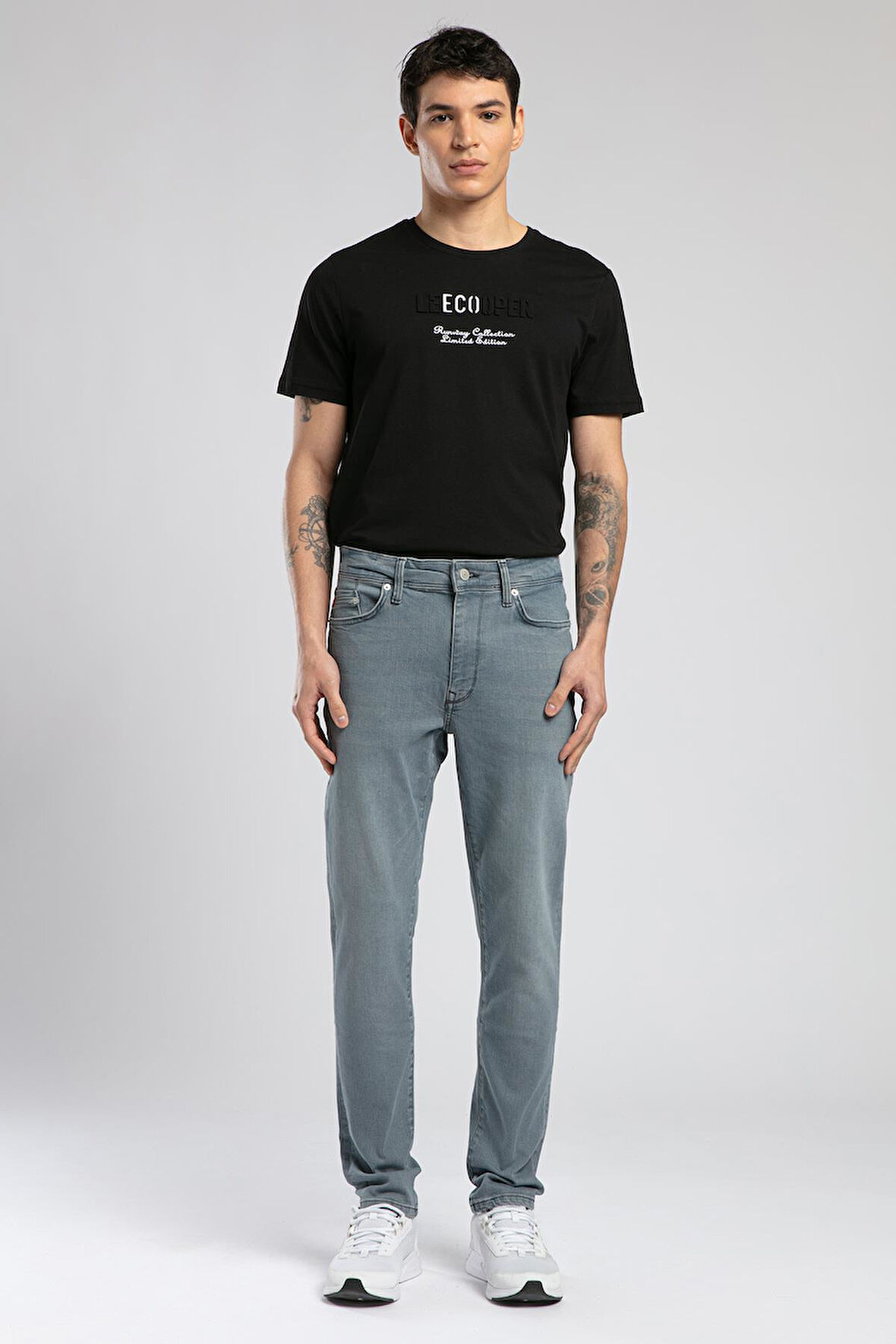 Jack Erkek Jean Pantolon Gri