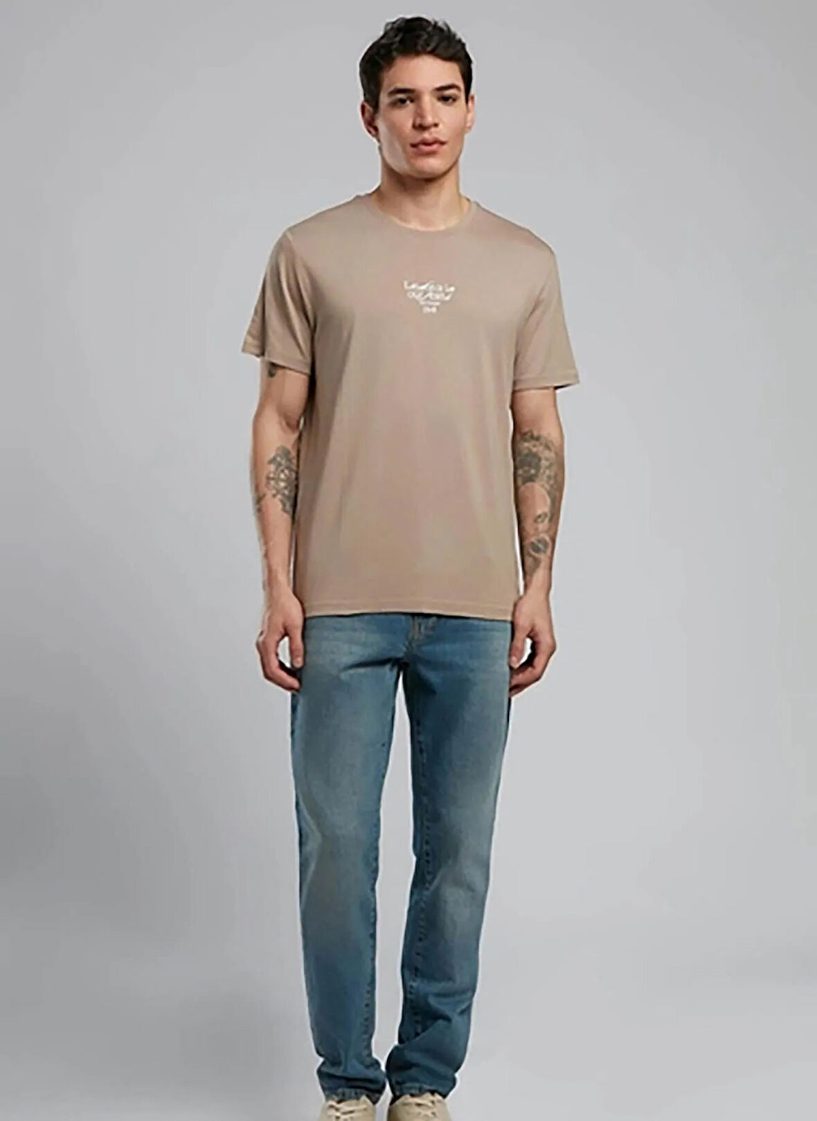 Lee Cooper Yüksek Bel Slim Fit Erkek Denim Pantolon 252 LCM 121031 JACK POSEY DB LIGHT