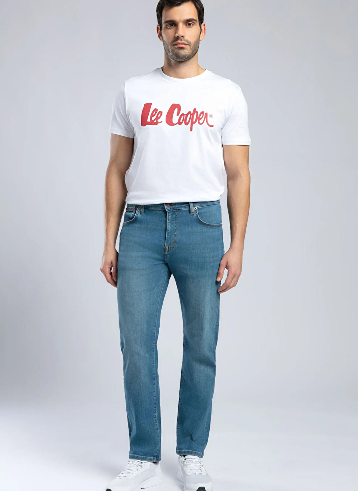 Lee Cooper Yüksek Bel Straight Erkek Denim Pantolon 252 LCM 121042 RICKY YODA JNB LIGHT
