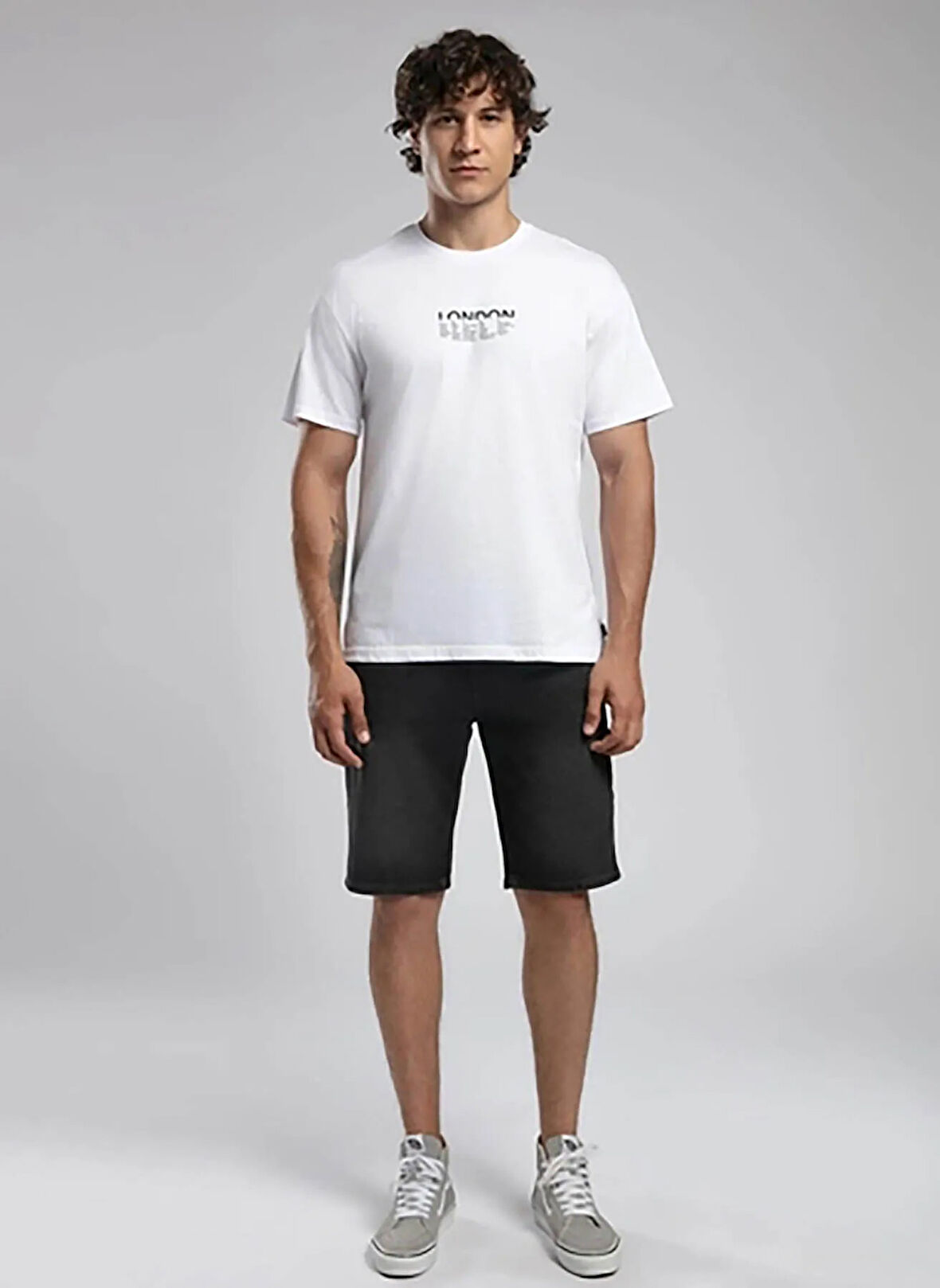 Erkek Normal Bel Regular Fit Denim Şort 252 LCM 121071 ELYO 4 DENIM