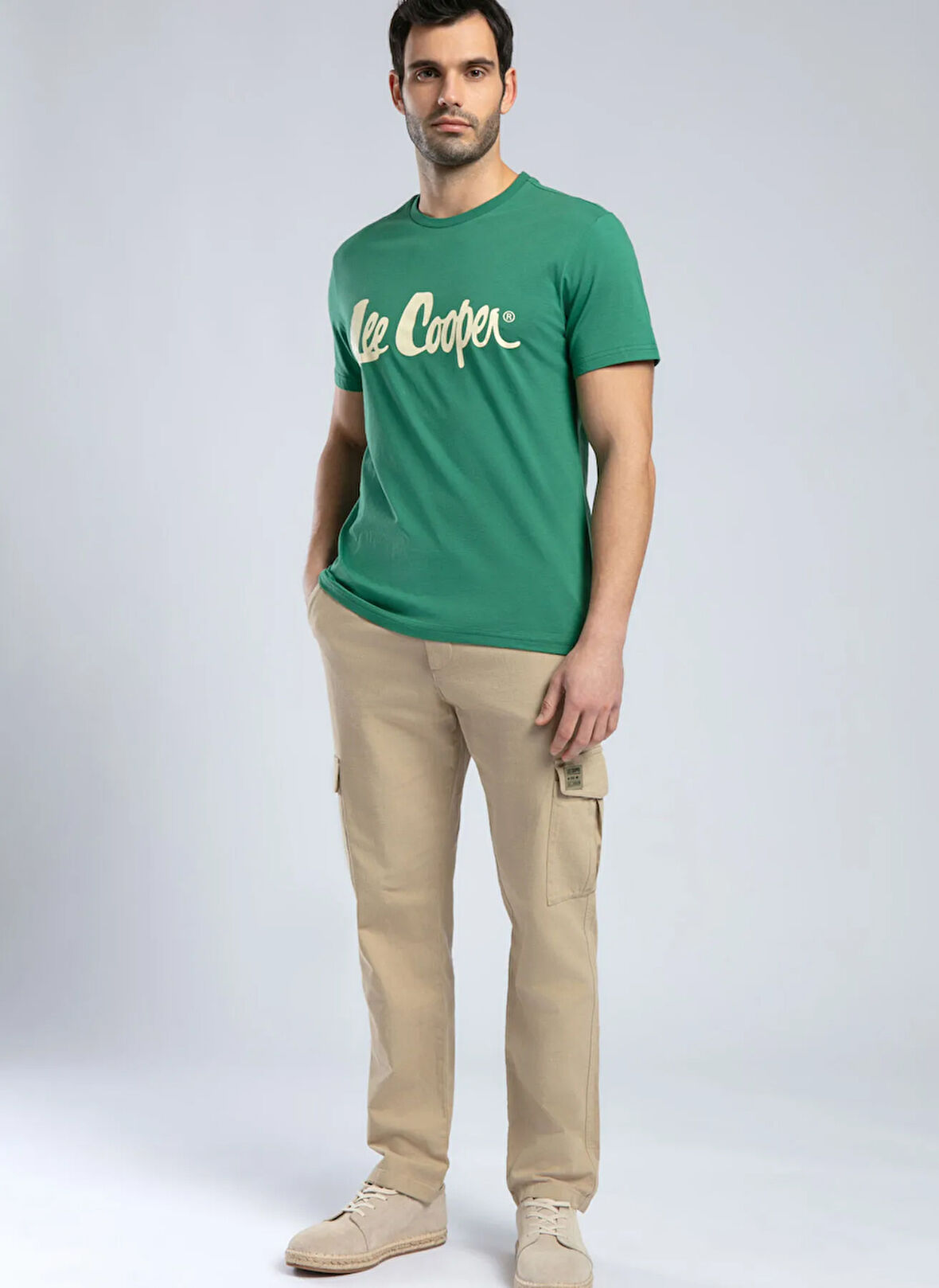 Lee Cooper Normal Paça Bej Erkek Kargo Pantolon 252 LCM 221004 KETGO BEJ