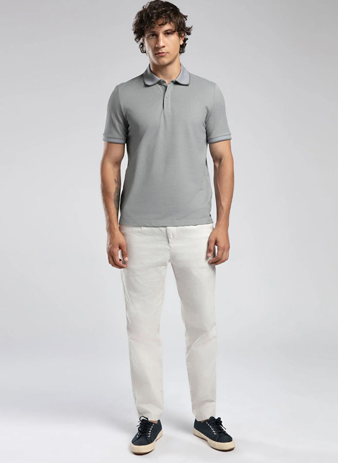 Lee Cooper Normal Bel Regular Tapered Bej Erkek Chino Pantolon 252 LCM 221005 ZARSE 1 BEJ