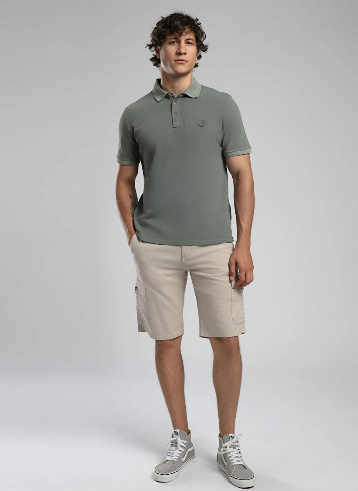 Lee Cooper Relaxed Bej Erkek Şort 252 LCM 221013 MAN 1 BEJ