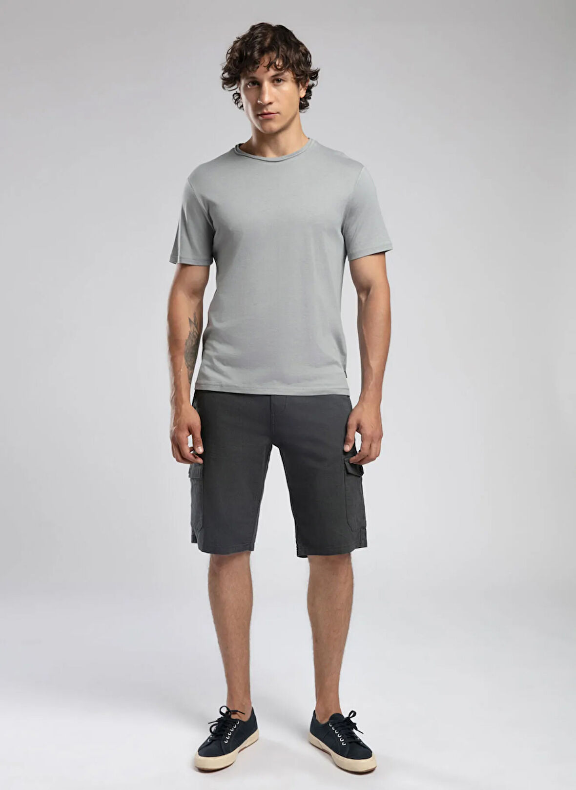 Lee Cooper Relaxed Koyu İndigo Erkek Şort 252 LCM 221013 MAN 1 K. İNDİGO