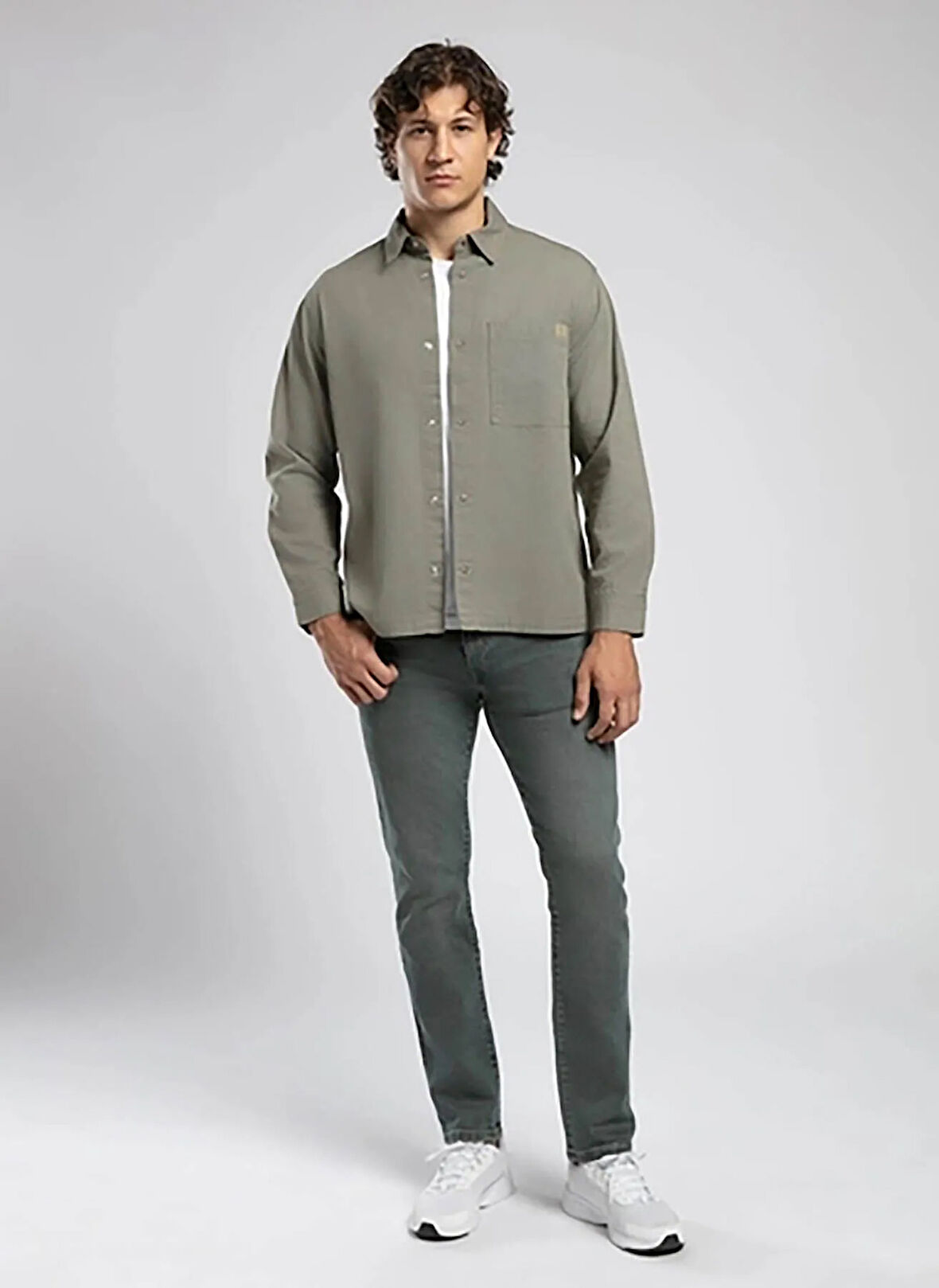 Lee Cooper Regular Fit Haki Erkek Ceket 252 LCM 241002 HENRI HAKİ