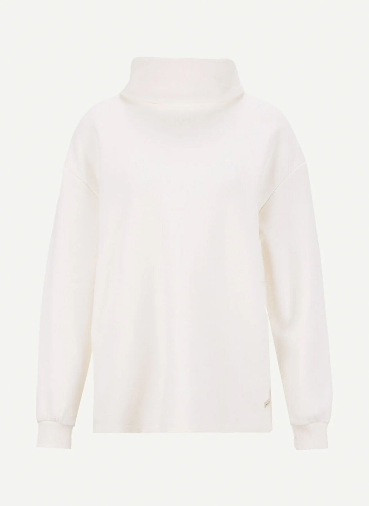 Lee Cooper Balıkçı Yaka Düz Ekru Kadın Sweatshırt 261 LCF 241018 BECKIE EKRU