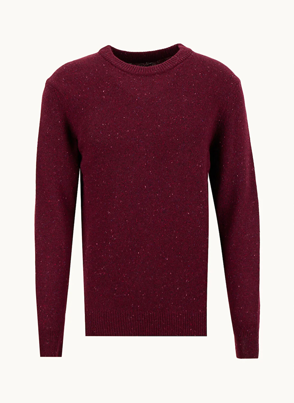 Lee Cooper Yuvarlak Yaka Regular Fit Mürdüm Erkek Kazak 261 LCM 241019 JOS MÜRDÜM