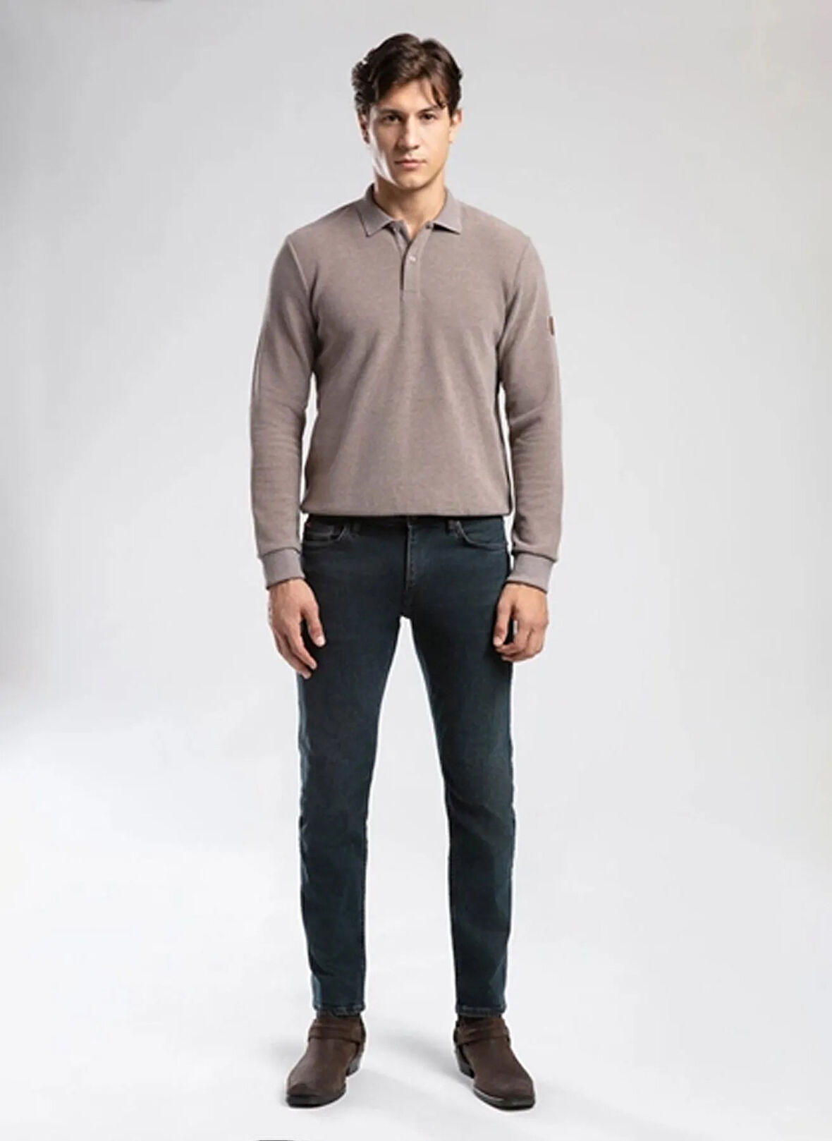 Lee Cooper Normal Bel Slim Straight Mavi Erkek Denim Pantolon 261 LCM 121007 JAGGER FERB CAB DARK