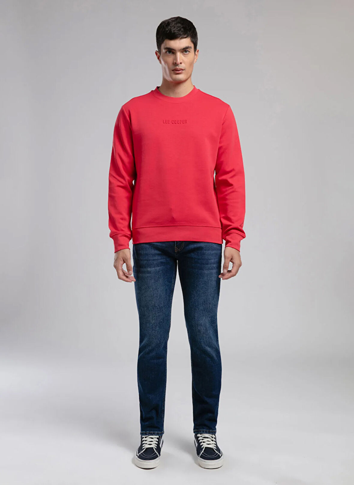 Lee Cooper Normal Bel Slim Straight Mavi Erkek Denim Pantolon 261 LCM 121011 JAGGER EDDIE DIB