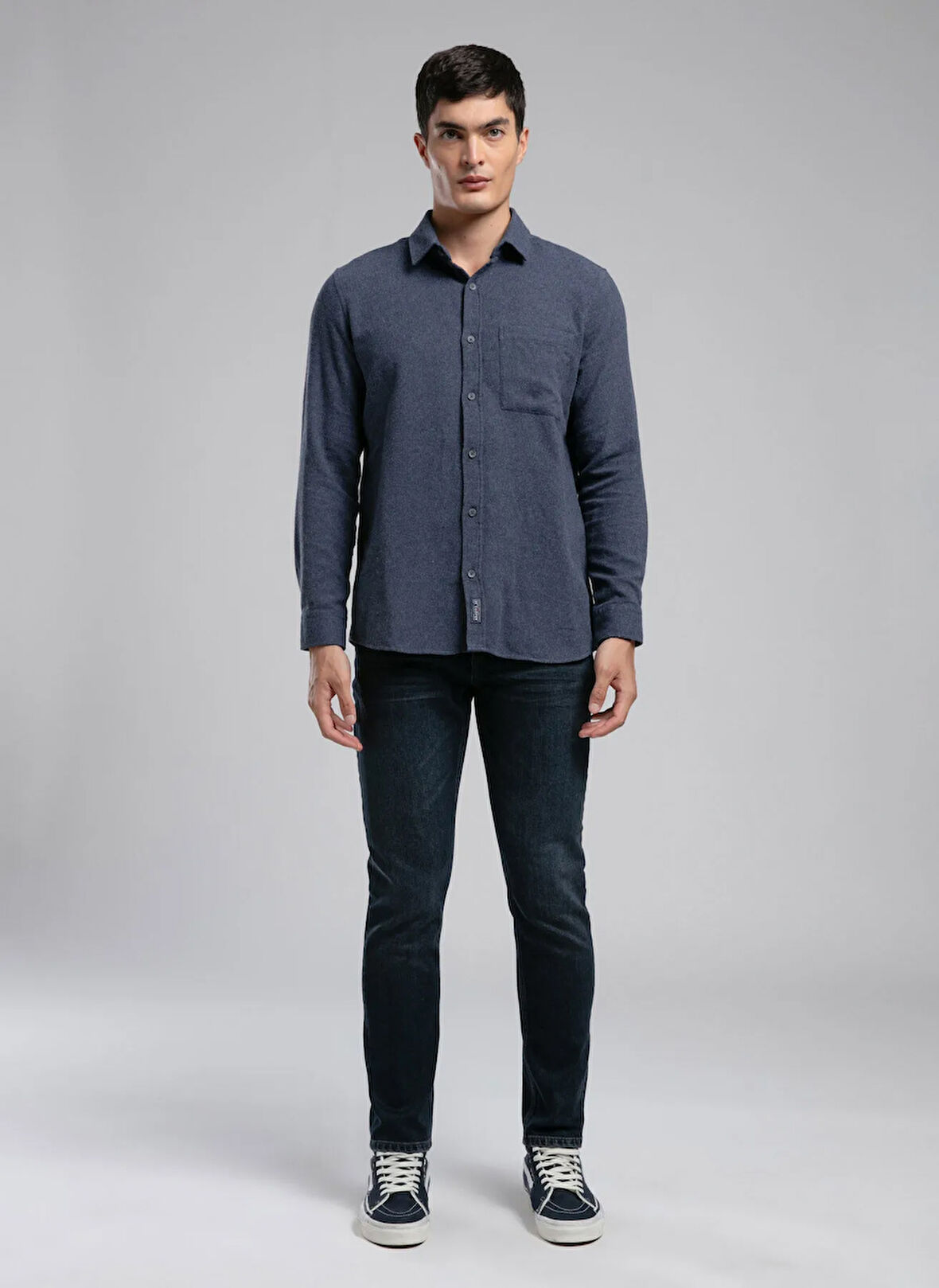 Lee Cooper Normal Bel Slim Straight Mavi Erkek Denim Pantolon 261 LCM 121017 JAGGER KAI ISL BLACK