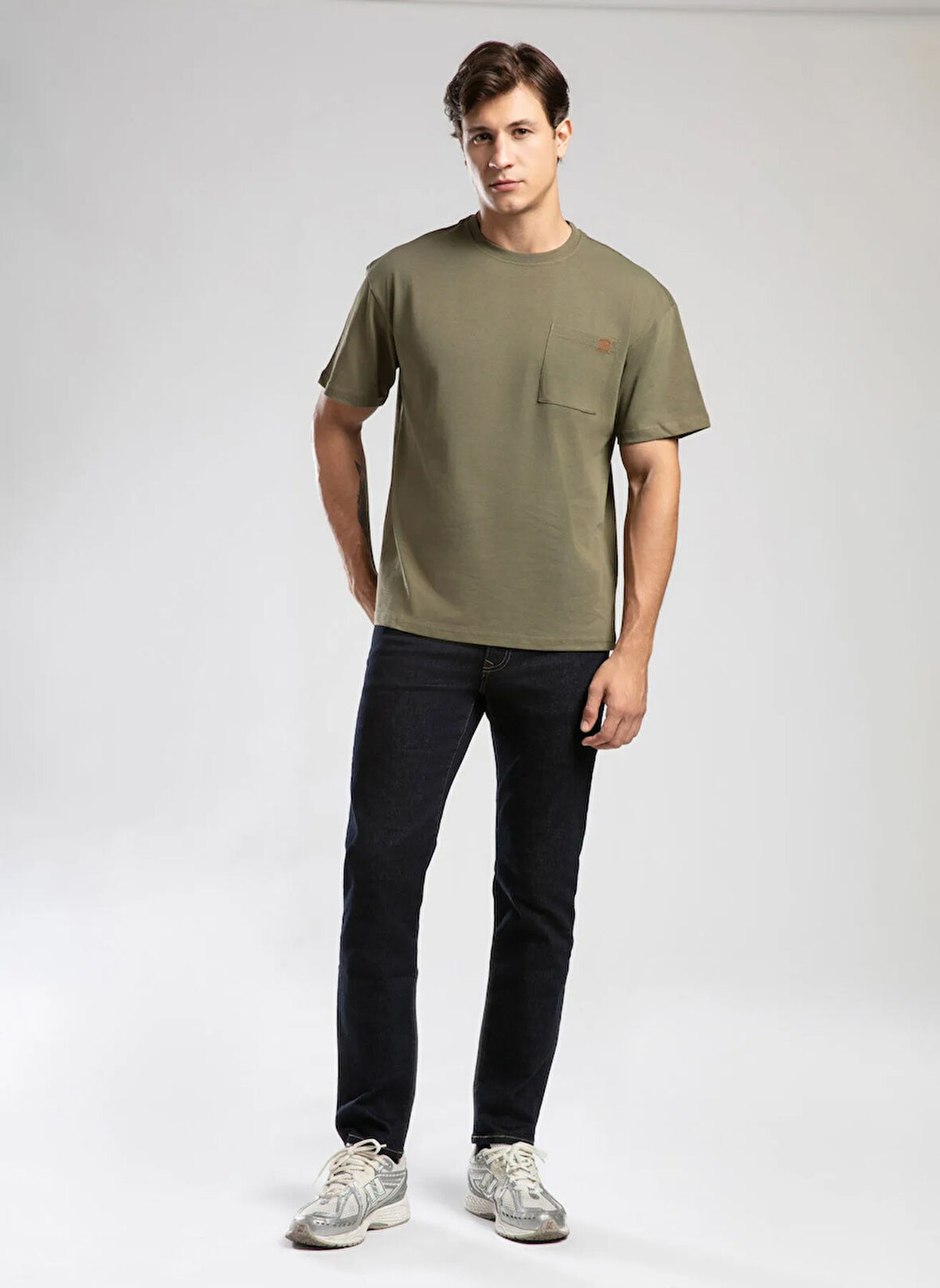 Lee Cooper Normal Bel Slim Straight Mavi Erkek Denim Pantolon 261 LCM 121018 JAGGER FERB SRT RAW