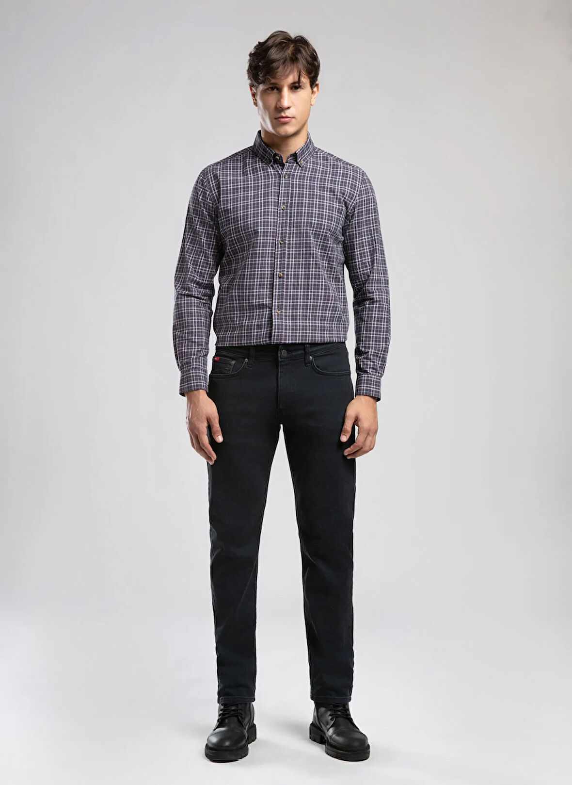 Lee Cooper Normal Bel Straight Mavi Erkek Denim Pantolon 261 LCM 121038 HARRY GERMANKE WASH