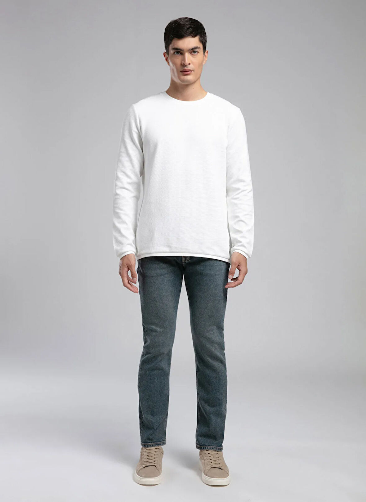 Lee Cooper Normal Bel Straight Mavi Erkek Denim Pantolon 261 LCM 121045 HARRY ANGEL BLUE