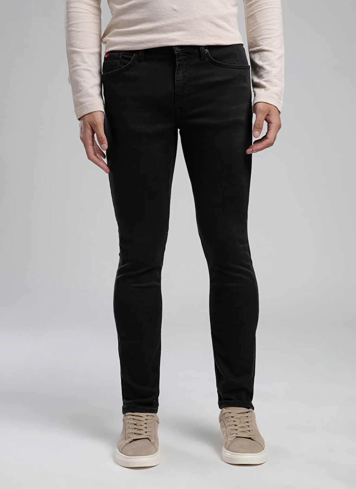 Lee Cooper Normal Bel Skinny Fit Siyah Erkek Denim Pantolon 261 LCM 121055 JEFF BALFE VENOM