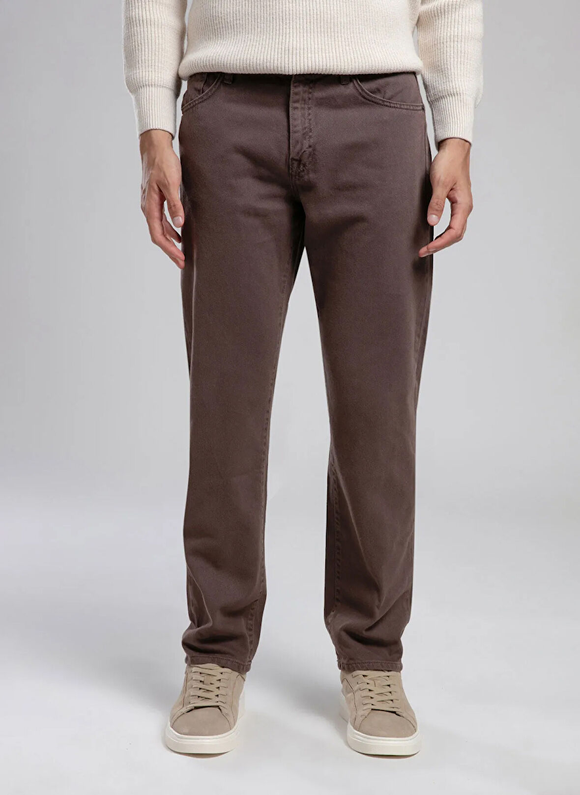 Lee Cooper Yüksek Bel Straight Kahve Erkek Chino Pantolon 261 LCM 221005 RICKY ND 2 KAHVE