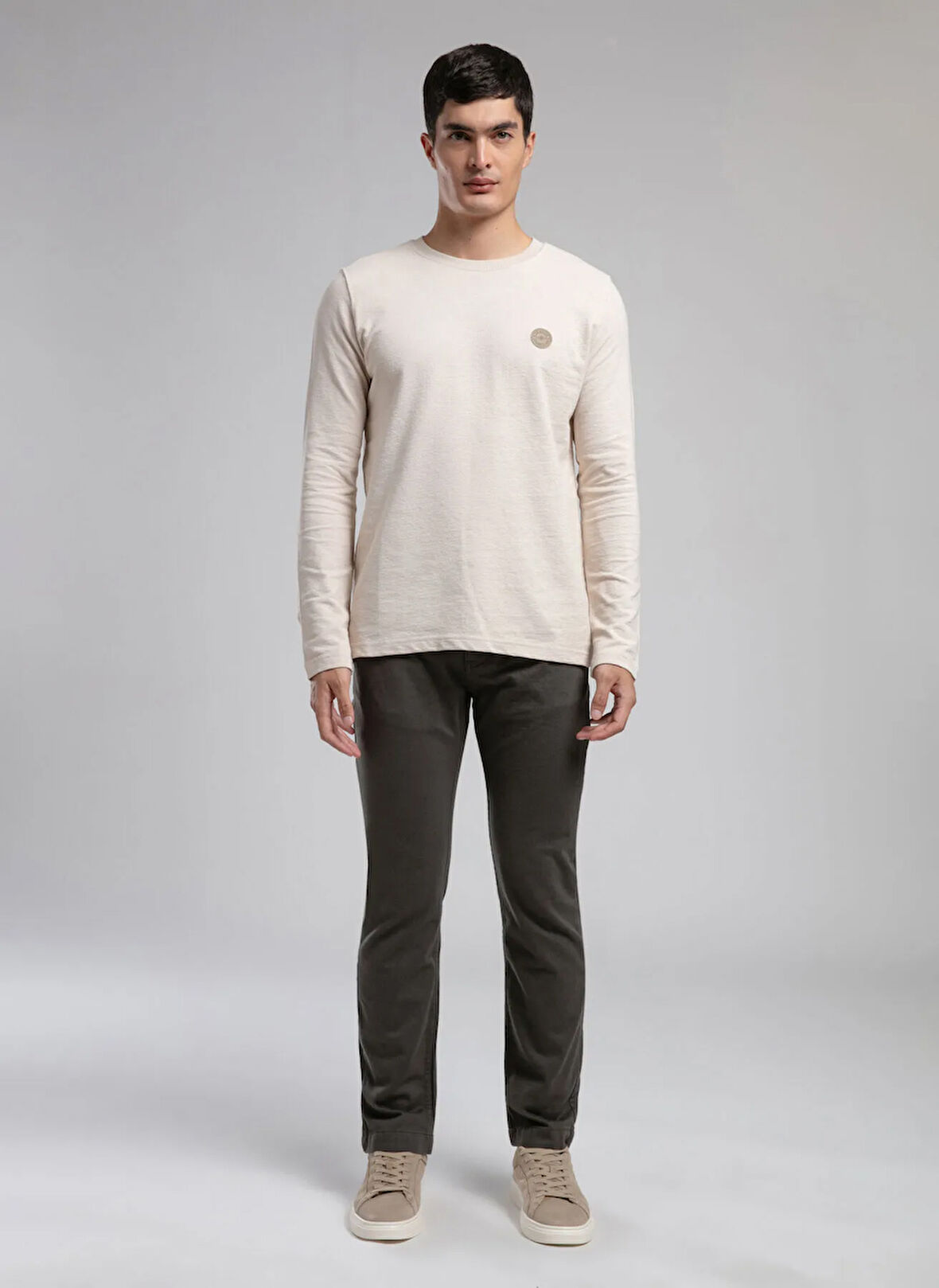 Lee Cooper Normal Bel Straight Haki Erkek Chino Pantolon 261 LCM 221006 ROBB HAKİ