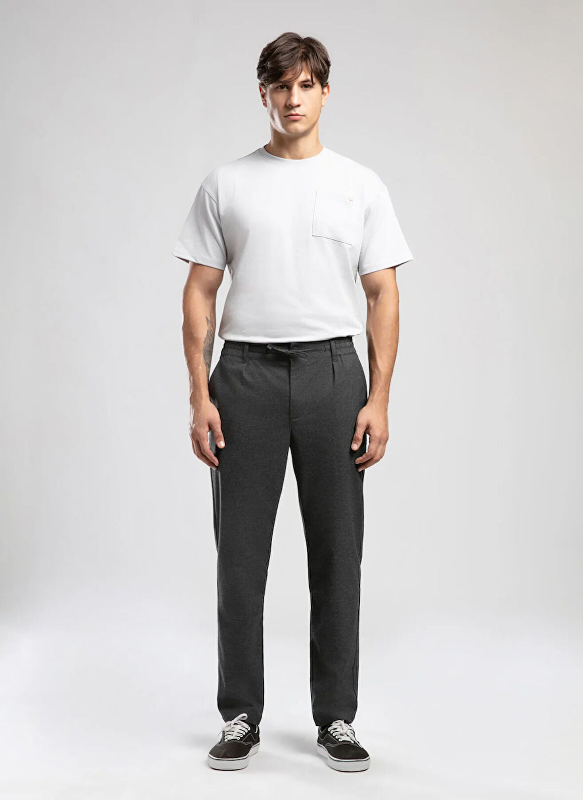 Lee Cooper Normal Bel Straight Antrasit Erkek Chino Pantolon 261 LCM 221009 MATTEOS ANTRASİT