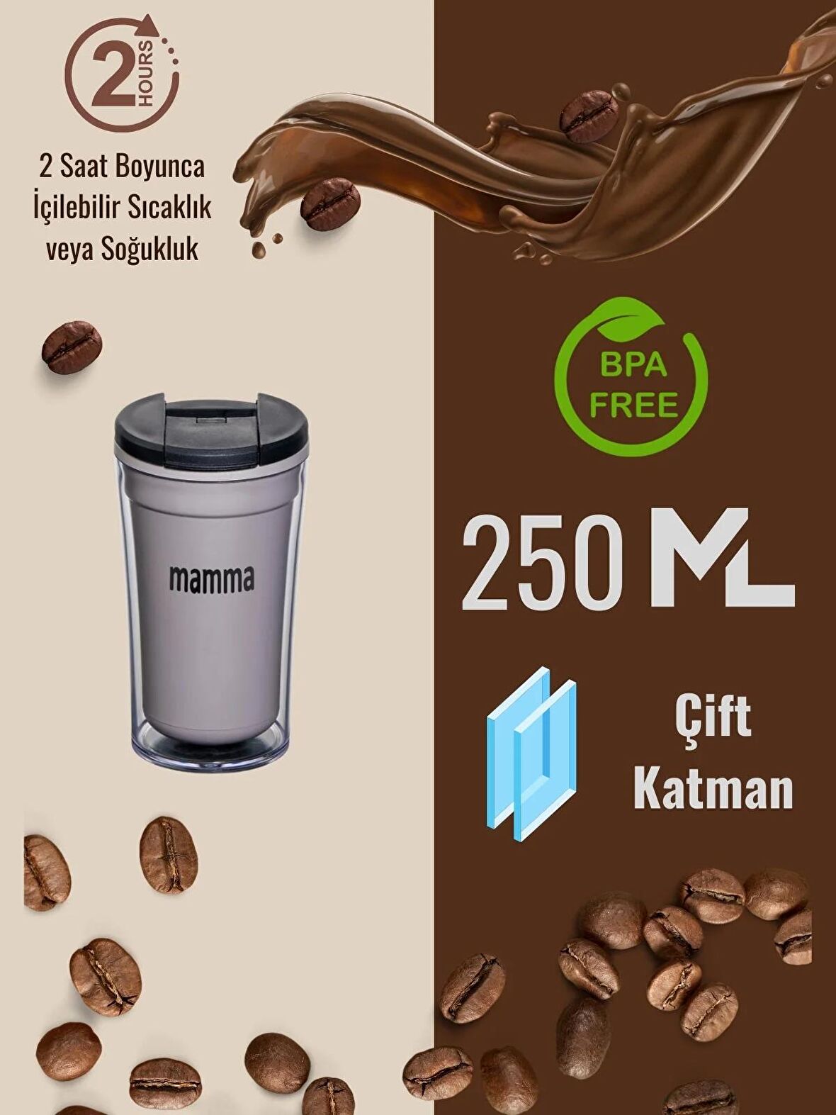  Mamma Maggie 2 Saat Sıcak Tutabilen Çift Katman Mug Bardak 250 ML. TAVSİYE ET YORUM YAZ Mamma Maggie 2 Saat Sıcak Tutabilen Çift Katman Mug Bardak 250 ML.