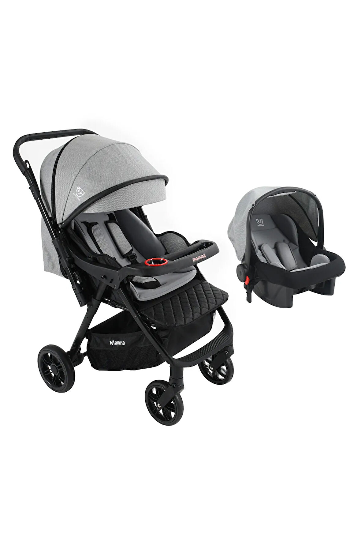 Mamma Delta Plus 6 in 1 Yeni Nesil Mama Tablalı Çift Yönlü Travel Sistem Bebek Arabası