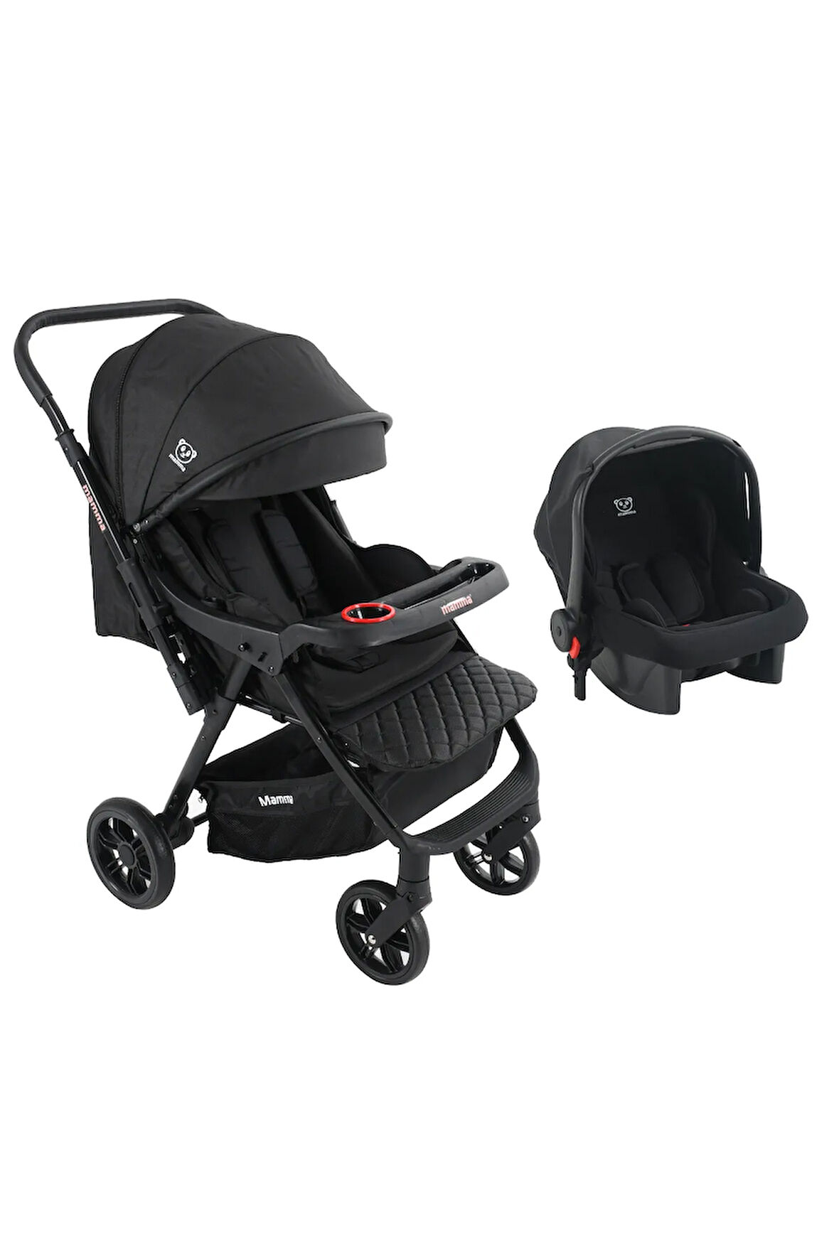 Mamma Delta Plus 6 in 1 Yeni Nesil Mama Tablalı Çift Yönlü Travel Sistem Bebek Arabası