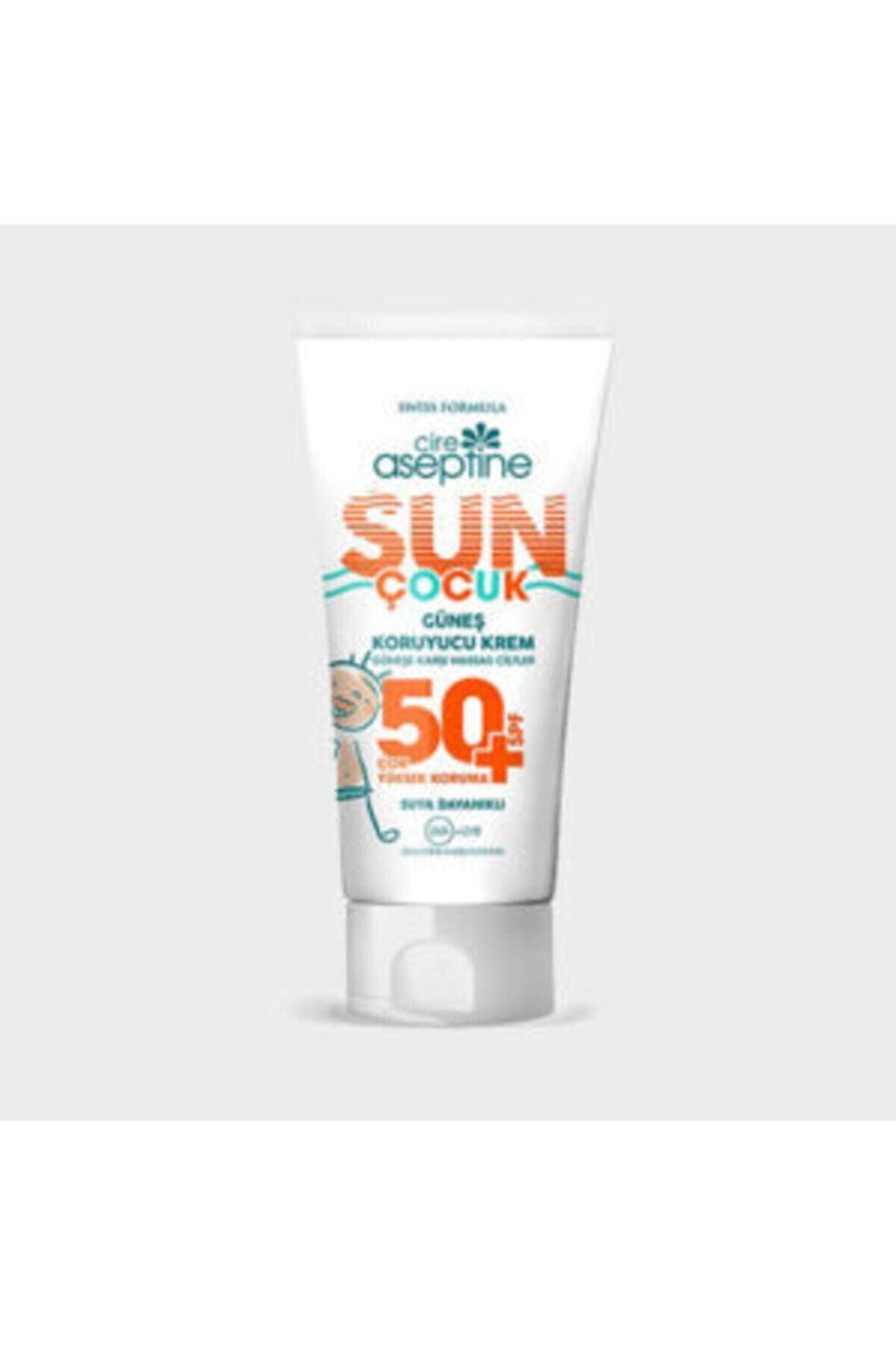 Cire Aseptine Çocuklar Için Güneş Kremi Spf 50 + Koruma  150 ml