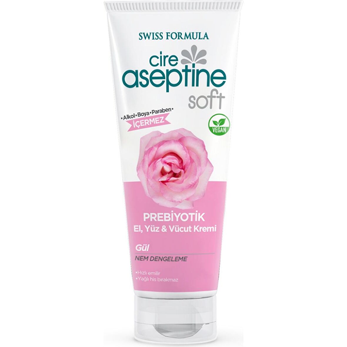 Cire Aseptine Krem 75 ml Prebiyotik Gül