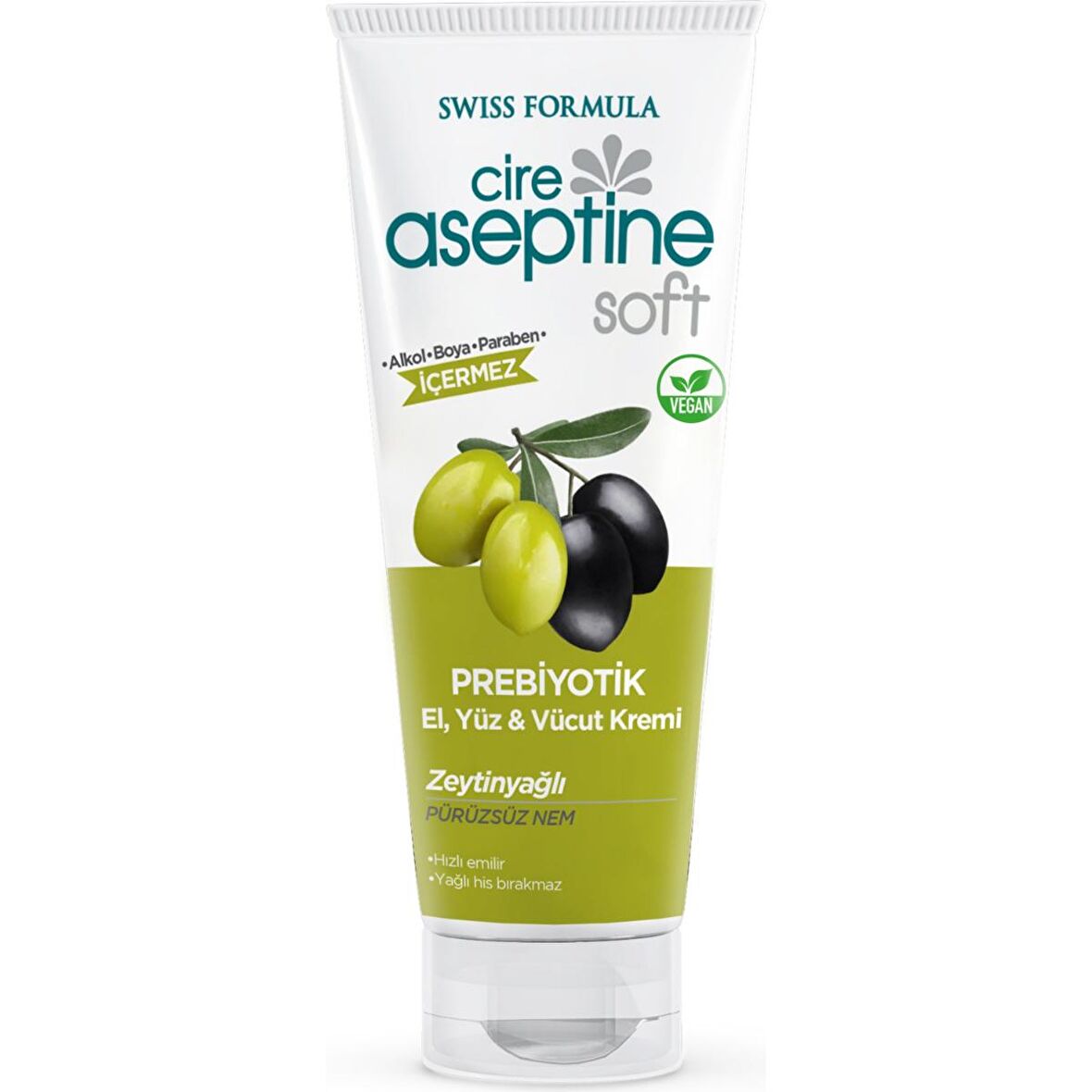 Cire Aseptine Soft Prebiyotik Zeytinyağlı El Yüz Ve Vücut Kremi 75 Ml