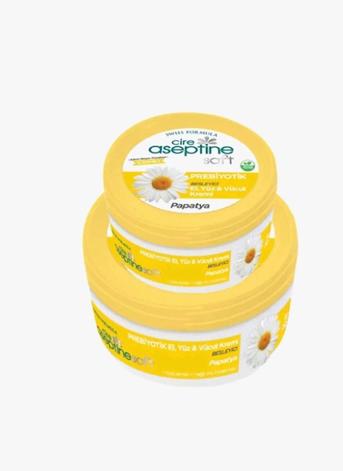 Cire Aseptine Soft Prebiyotik Papatya Krem 100 ml + 30 ml