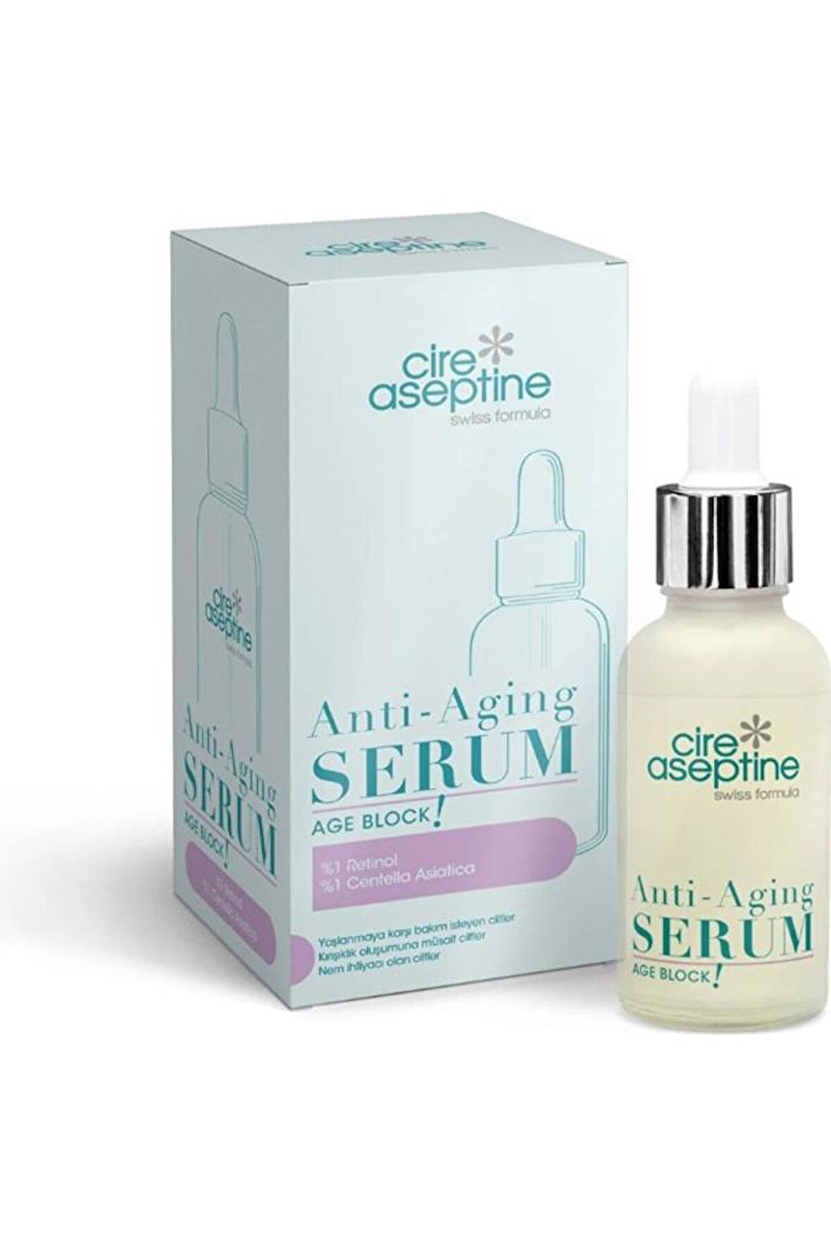 Cire Aseptine Anti Aging Yüz Serumu Age Block 30 ml