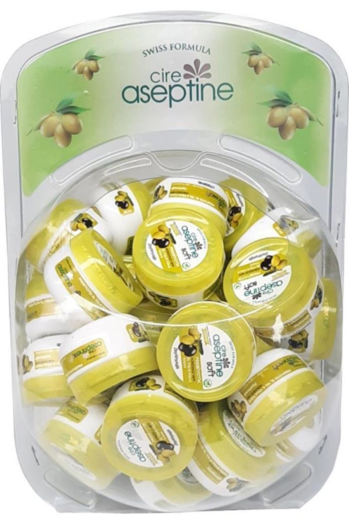 Cire Aseptine Krem 30 ml Prebiyotik Zeytinyağlı 50'li Stand