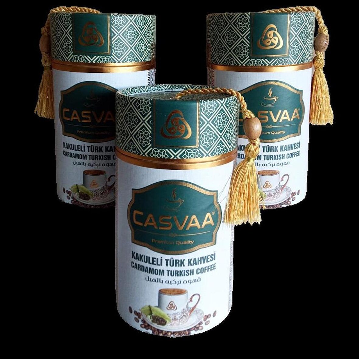 Casvaa Coffee 250 gr 3'lü Kakuleli Türk Kahvesi